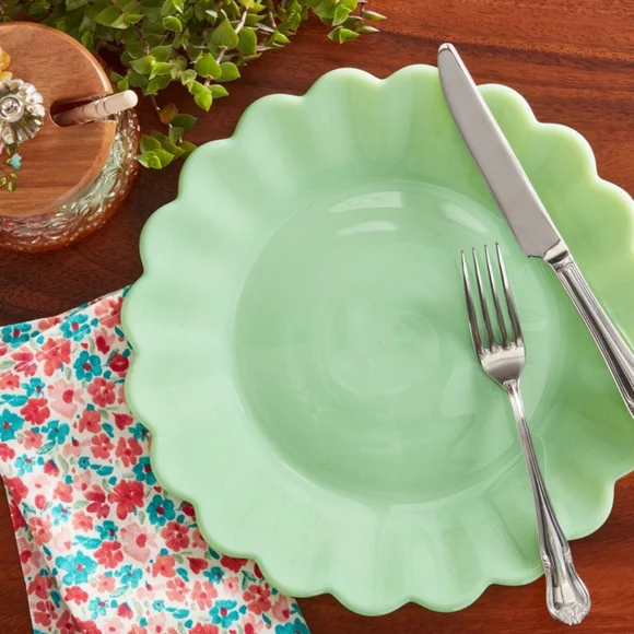 3-Piece Set 🌺 New Pioneer Woman Timeless Treasure Jade 3-Piece Dinnerware Set - Picture 5 of 10